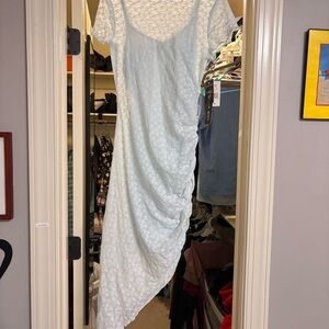 Madden Girl Asymmetrical Light Blue Dress